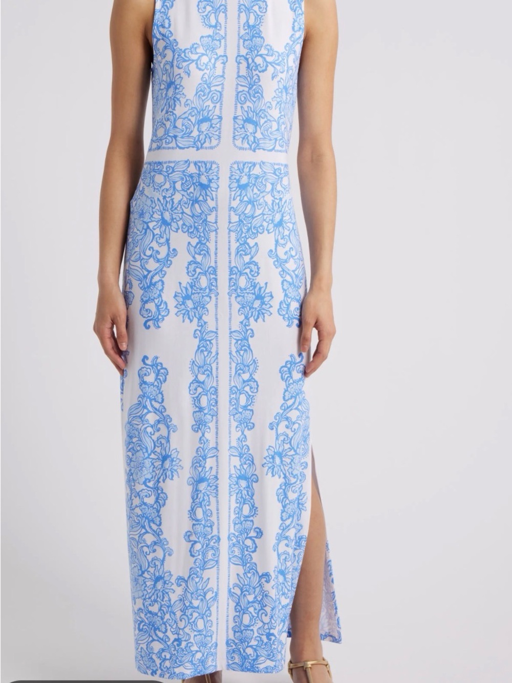 Lily Pulitzer Wellington Mock Neck Maxi Dress
